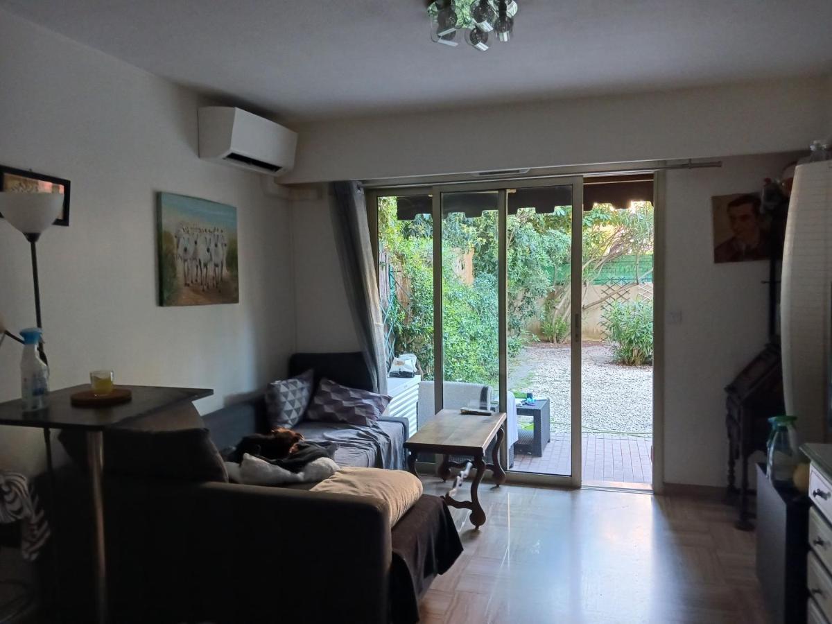 Apartament Rez-De-Jardin Grand Studio Cros-de-Cagnes Zewnętrze zdjęcie